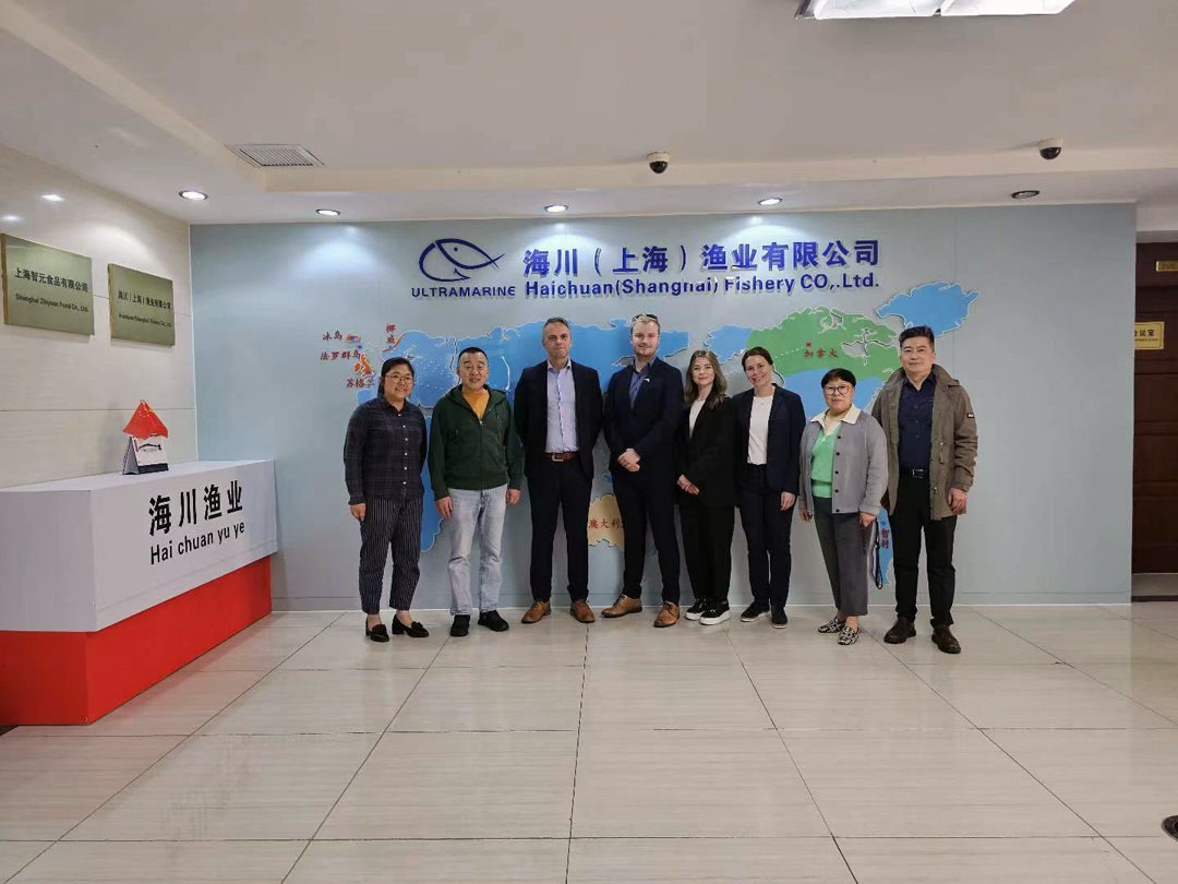 2023年10月20日挪威NORDLAKS集团代表考察海川渔业